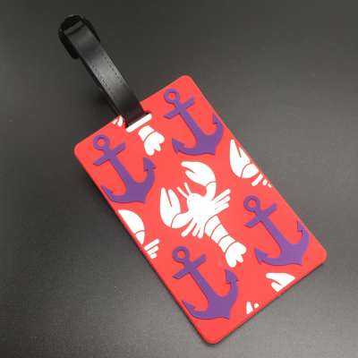 Custom Made Soft PVC Anchor Luggage Tag