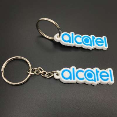 Custom Soft PVC rubber Advertising Keyring