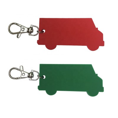 Promotional Car Shaped Rubber Blank Keychain,Soft PVC Truck Shape Blank Keyring For Pad Printing